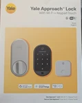 Yale Approach Lock With Wi-fi And Keypad Touch Silver B-YRR110-F-WF1-N-SLV. Fixed Price $124.99.