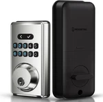 Keyless Entry Door Lock Deadbolt With Keypad Satin Nickel Anti Peaking Password,. Fixed Price $33.95.