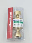 Kwikset Tylo Passage Door Knob Polished Brass Hallway Closet New Sealed. Fixed Price $40.00.