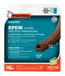 Frost King V25BA Brown Epdm Rubber Foam Weather Stripping Tape 17 L Ft.. Fixed Price $12.84.