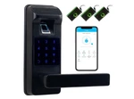 Heavy Duty Smart Door Lock 5 1 Keyless Fingerprint Keypad App Control Black. Fixed Price $59.95.