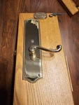 Baldwin 6939-030 Bristol Trim Mortise Handleset 6849 Lock Polished Brass. Fixed Price $225.00.