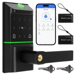 Bamberg Keypad Smart Door Lock With Handle: Keyless Entry Deadbolt - Fingerpr.... Fixed Price $83.53.
