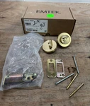 Emtek 8423US4 Single Cylinder Modern Disc Deadbolt *for Parts Only*. Fixed Price $35.99.
