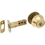 Kwikset 3 Rcal Single Cylinder Deadbolt Polished Brass 96600-011 New Box. Fixed Price $9.98.