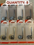 Nos 8-PACK Lot National Hardware N183-640 V813 Patio Door Security Pin Nickel. Fixed Price $41.25.
