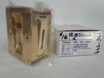 Trimco 100/1064 Privacy Pocket Door Lock - 605 Polished Brass New Old Stock. Fixed Price $8.00.
