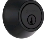 Brinks Matte Black Single Cylinder Deadbolt Contemporary Design (E2402-150). Fixed Price $18.95.