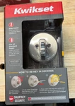 Kwikset Satin Nickel Signature Series Smartkey Single Cylinder Deadbolt Nwb. Fixed Price $19.50.