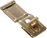 Hillman Safety Hasp Swivel Staple 3-1/2" Brass Finish Door/gate Locking Hardware. Fixed Price $6.95.