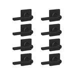 Straight Lever With Square Trim Bedroom Bathroom Door Handle, Matte Black.... Fixed Price $175.01.