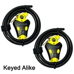 (seconds $15 Off) Master Lock-two 6 Ft Python Cable Locks Keyed Alike, 8413KACBL. Fixed Price $43.20.