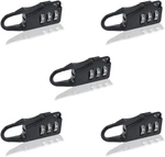 Sdtc Tech 5 Pcs Combination Luggage Password Security Padlock Zinc Alloy Bl. Fixed Price $11.83.