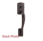 Kwikset 802AVH-LIP Signature Series Avalon Dummy Handleset, Rustic Bronze. Fixed Price $60.00.