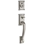 Kwikset Ashfield Single Cylinder Handleset Satin Nickel Smartkey 800ADH-15-LIP. Fixed Price $64.95.