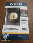 Weiser GD9471 Deadbolt - Featuring Smartkey. Fixed Price $49.00.