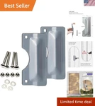 Security Latch Guard Plate Cover Steel Out-swinging Protection. Fixed Price $23.86.