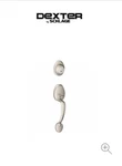 Dexter By Schlage JH58-BAR Single Cylinder Keyed Entry Handleset, Satin Nickel. Fixed Price $40.00.