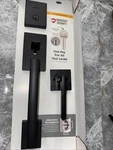 Kwikset Smartkey Front Entry Handleset Deadbolt Matte Black No Keys Open Box. Fixed Price $34.97.