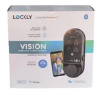 Lockly Vision Smart Deadbolt Video Doorbell Black Fingerprint / Pin App. Fixed Price $299.95.