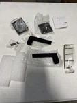 Baldwin FD.SQU.R.CSR.190, Full Dummy Lever Contemporary Square Rose, Satin Black. Fixed Price $55.00.