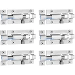 Inbof 6 Pack Slide Lock, 3 Inch Barrel Bolt Latch, Premium Door Lock.. Fixed Price $13.41.
