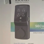 Lockly Secure Plus PGD728FC Deadbolt Smart Door Black Fingerprint Rfid. Fixed Price $150.00.