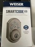 Weiser GED14900-002 Electronic Lock, Satin Nickel, 2-3/8 To 3/4 Backset. Fixed Price $89.98.