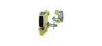 7100 Series Auxiliary Pushbutton Lock, Bright Polished Brass. Fixed Price $217.79.