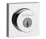 Kwikset Halifax Square Rose Single Cylinder Deadbolt Smartkey Chrome. Fixed Price $34.95.