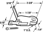 Prime-line 11314 Nylon/steel Spring Tension Roller Assembly Dia. X 1/4 In.. Fixed Price $13.38.