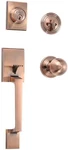 Antique Copper Front Door Handle & Deadbolt Set, Reversible For Left/right. Fixed Price $116.99.