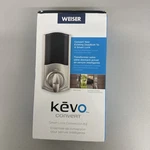 Weiser Kevo Convert Smart Lock Conversion Kit - Satin Nickel. Fixed Price $54.99.