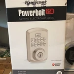 Kwikset Powerbolt 250 Keypad Electronic Lock Satin Nickel Smartkey Security. Fixed Price $38.16.