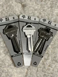 Hillman Brass Nickel #72 Traditional Single Sided Blank Key (pack Of 3). Fixed Price $16.99.