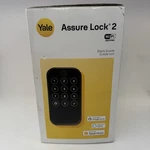 Yale Smart Door Lock Assure Wifi Touchscreen Keypad, Black YRD420-WF1-BSP. Fixed Price $129.00.