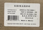 Baldwin SC.CSD.190.6L.DS.CKY.KD Door Deadbolt Assembly - Satin Black *read*. Fixed Price $31.49.