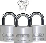 Sepox Keyed Padlock Indoor And Outdoor The Same, 40MM, 3-PACK. Fixed Price $8.29.