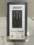 Schlage Keyless Touchscreen Deadbolt Century Matte Black (BE375D 622). Fixed Price $128.37.