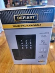 Defiant Touchpad Deadbolt #1007 587 013 Matt Black- Nib. Fixed Price $60.00.