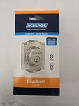 Schlage Satin Nickel Camelot Outside Deadbolt B60N 619. Fixed Price $23.70.