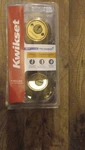 Kwikset Double Cylinder Deadbolt Polished Brass Gold Certified Security. Fixed Price $14.99.