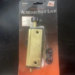 New Andersen Auxiliary Security Lock Foot Latch Brass 2500634 Gliding Patio Door. Fixed Price $27.99.