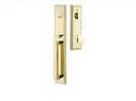 Emtek Melrose Single Cylinder Entry Set Providence Knob US3NL Polished Brass. Fixed Price $474.05.