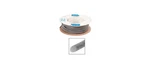 Crl EF34C 3/4" Closed Cell Backer Rod - 100' Roll Gray. Fixed Price $42.61.