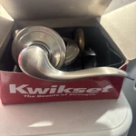 Kwikset 720TNL 15 97200-737 Satin Nickel Tustin Passage Levers. Fixed Price $19.99.