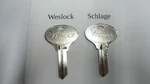 Weslock Logo Blanks Schlage Keyway -read Listing Before Order. Fixed Price $5.00.