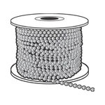 Hy-ko KBC201 #10 Ball Chain, Nickel-plated, 100 Ft. Quantity. Fixed Price $84.63.