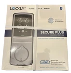 Lockly PGD728FSN Secure Plus Bluetooth Deadbolt Satin Nickel Fingerprint. Fixed Price $149.99.