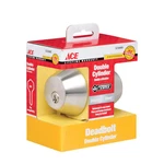 Ace 5238480 Satin Nickel Stainless Steel Double Cylinder Deadbolt. Fixed Price $17.07.